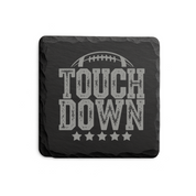 Touchdown Football Slate Coaster — Dandelion Design Co. — SlateStudioMedia:design%3A1%3Ashape%3Asquare:2 — 0034-TFGN_touchdown_football_slate_coaster_03_square_main.png