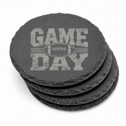 Touchdown Football Slate Coaster — Dandelion Design Co. — SlateStudioMedia:gallery:19 — 0034-TFGN_touchdown_football_slate_coaster_27_D04_round_stack.png