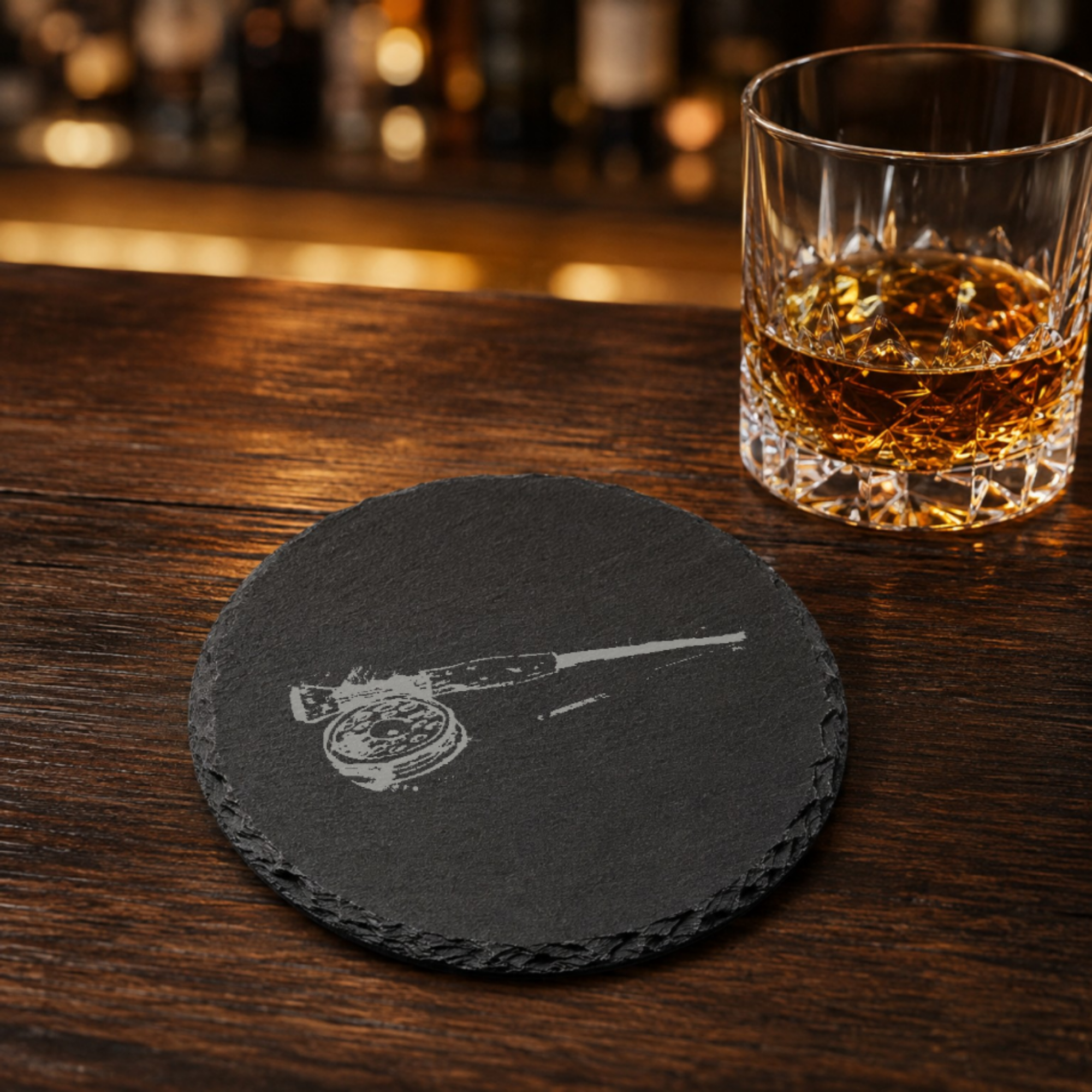 Fishing 1 — Dandelion Design Co. — SlateStudioMedia:gallery:21 — 0044-F1GN_fishing_1_22_D03_round_whiskey_lifestyle.png