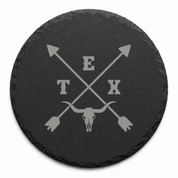 Texas LoneStar State Coaster — Dandelion Design Co. — SlateStudioMedia:design%3A1%3Ashape%3Around:6 — 0047-TLGN_texas_lonestar_state_coaster_04_round_main.png