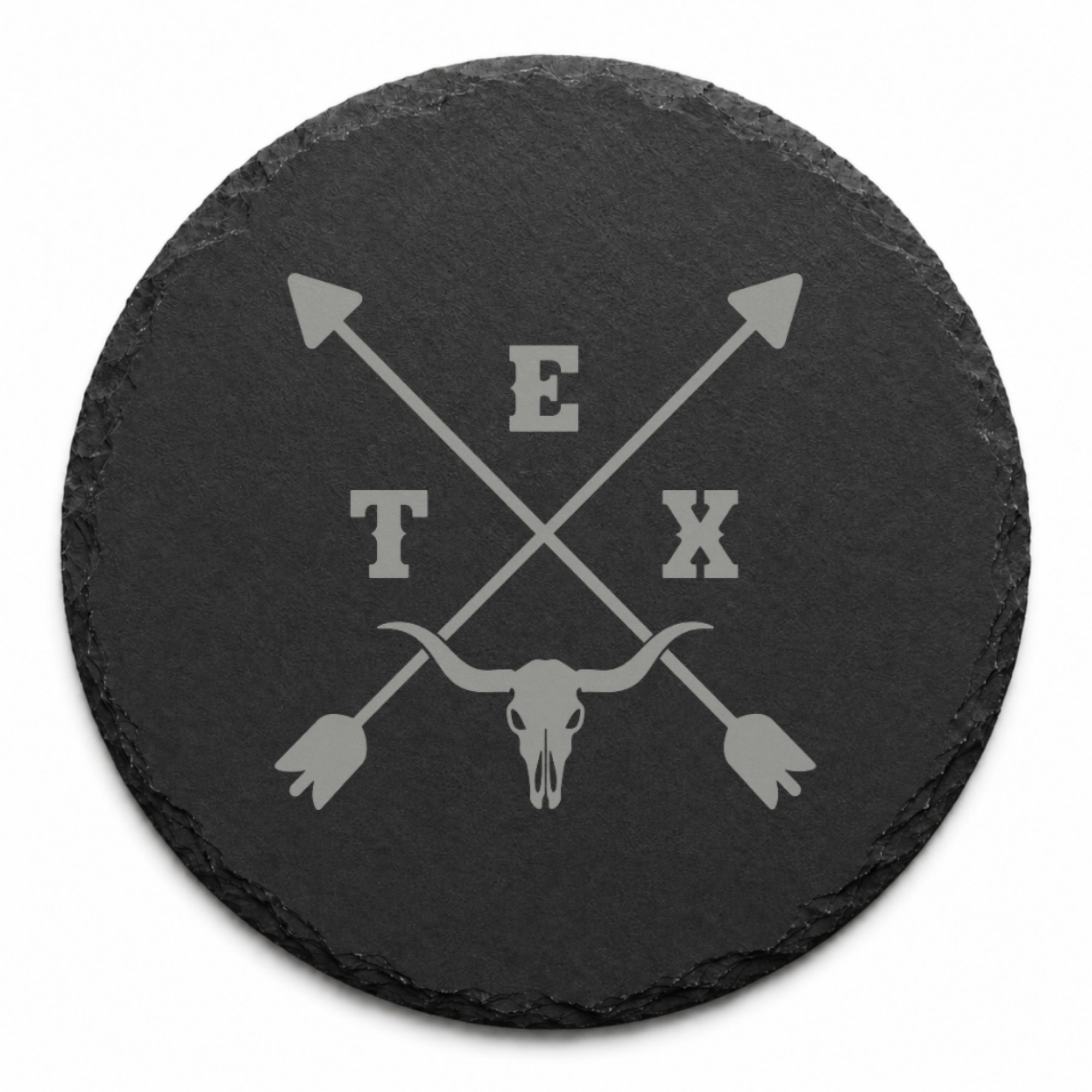 Texas LoneStar State Coaster — Dandelion Design Co. — SlateStudioMedia:design%3A1%3Ashape%3Around:6 — 0047-TLGN_texas_lonestar_state_coaster_04_round_main.png