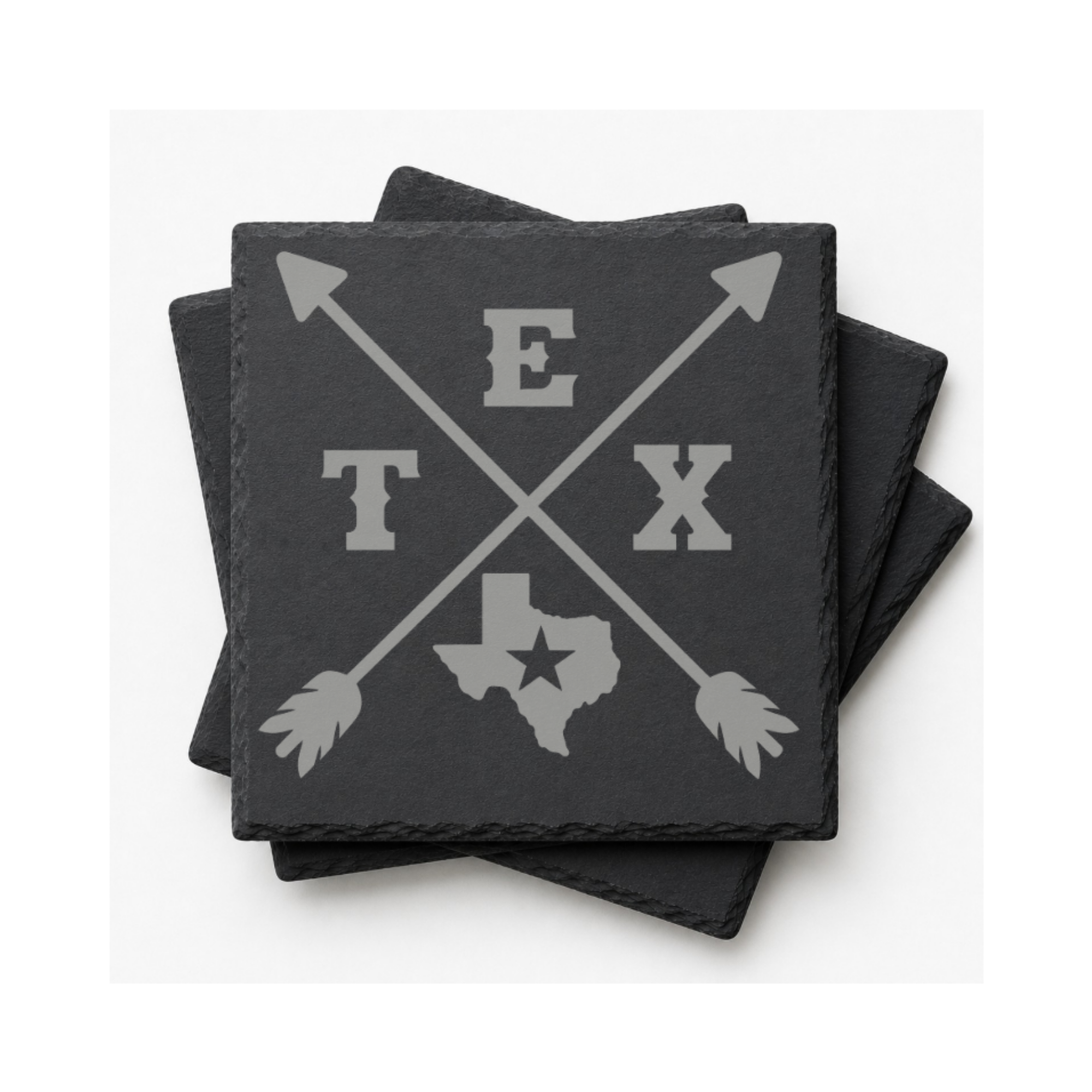Texas LoneStar State Coaster — Dandelion Design Co. — SlateStudioMedia:gallery:14 — 0047-TLGN_texas_lonestar_state_coaster_12_D02_square_stack.png