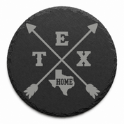 Texas LoneStar State Coaster — Dandelion Design Co. — SlateStudioMedia:design%3A3%3Ashape%3Around:8 — 0047-TLGN_texas_lonestar_state_coaster_20_D03_round_main.png
