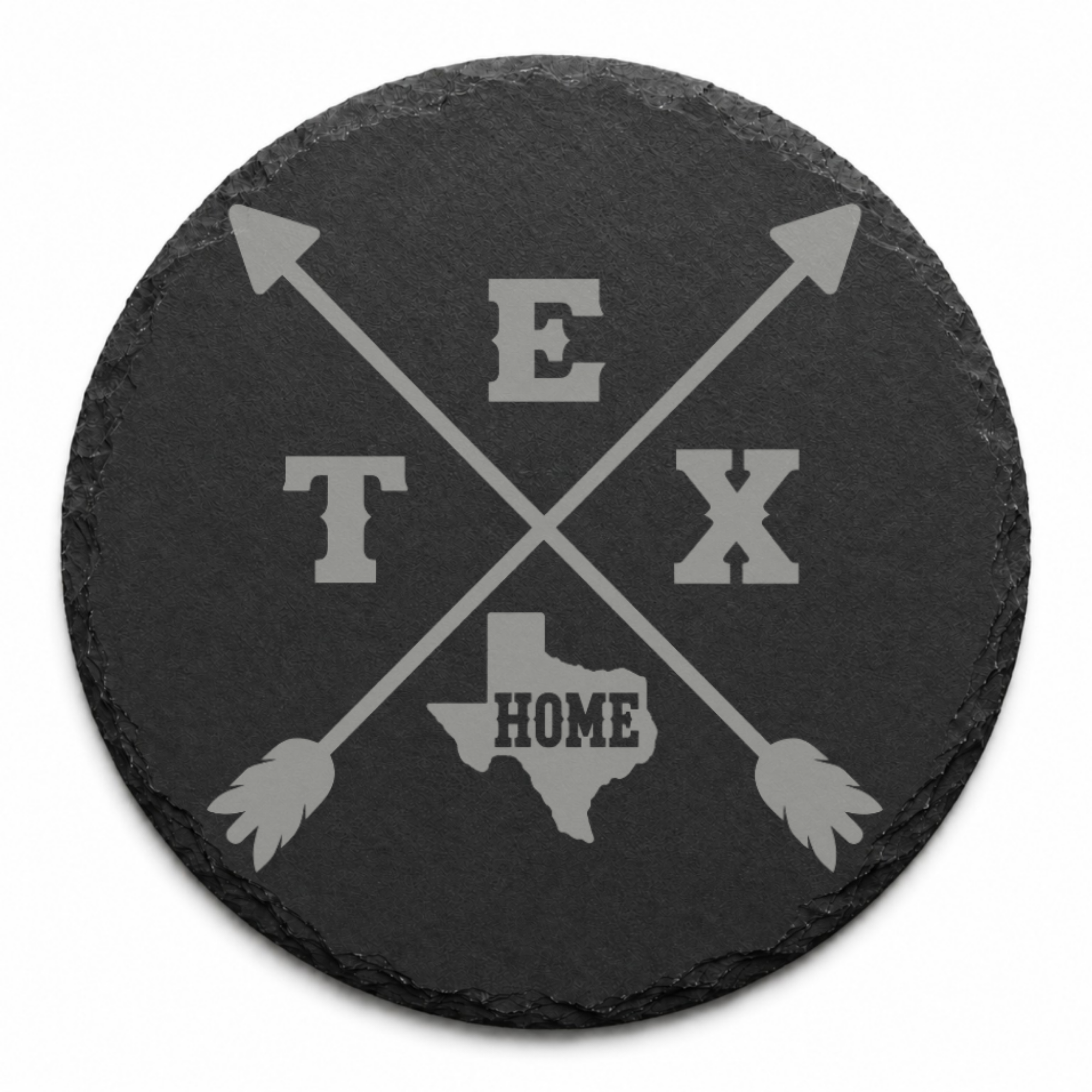 Texas LoneStar State Coaster — Dandelion Design Co. — SlateStudioMedia:design%3A3%3Ashape%3Around:8 — 0047-TLGN_texas_lonestar_state_coaster_20_D03_round_main.png