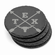 Texas LoneStar State Coaster — Dandelion Design Co. — SlateStudioMedia:gallery:19 — 0047-TLGN_texas_lonestar_state_coaster_27_D04_round_stack.png