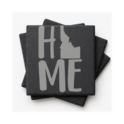 Idaho Slate Coasters 4x4 Laser Engraved Stone Drink Coasters Idaho Home Decor Gem State Established 1890 Gift — Dandelion Design Co. — SlateStudioMedia:gallery:18 — 0070-ISGN_idaho_slate_coasters_4x4_laser_engraved_stone_drink_coasters_idaho_home_decor_gem_state_established_1890_gift_24_D04_square_stack.png
