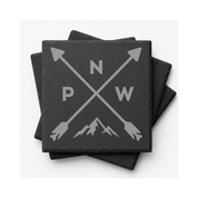 Pacific North West Slate Coaster Decor | Round and Square West Coast Designs and Gifts — Dandelion Design Co. — SlateStudioMedia:gallery:10 — 0078-PNPN_pacific_north_west_slate_coaster_decor_round_and_square_west_coast_designs_and_gifts_12_D02_square_stack.png