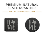 Texas Themed Slate Drink Coasters Bulk Order | Corporate Event Gifts | Conference Swag Bags | Retreat Welcome Kits | Business Events — Dandelion Design Co. — SlateStudioMedia:gallery:22 — 0080-TTGN_texas_themed_slate_drink_coasters_bulk_order_corporate_event_gifts_conference_swag_bags_retreat_welcome_kits_business_events_02_square_round_available.png