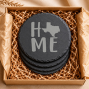 Texas Themed Slate Drink Coasters Bulk Order | Corporate Event Gifts | Conference Swag Bags | Retreat Welcome Kits | Business Events — Dandelion Design Co. — SlateStudioMedia:gallery:9 — 0080-TTGN_texas_themed_slate_drink_coasters_bulk_order_corporate_event_gifts_conference_swag_bags_retreat_welcome_kits_business_events_06_round_gift_box.png