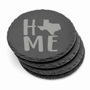 Texas Themed Slate Drink Coasters Bulk Order | Corporate Event Gifts | Conference Swag Bags | Retreat Welcome Kits | Business Events — Dandelion Design Co. — SlateStudioMedia:gallery:11 — 0080-TTGN_texas_themed_slate_drink_coasters_bulk_order_corporate_event_gifts_conference_swag_bags_retreat_welcome_kits_business_events_10_round_stack.png