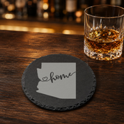 Arizona Themed Slate Drink Coasters Bulk Order | Corporate Retreat Gifts | Conference Swag Bags | Welcome Kits | Training & Business Events — Dandelion Design Co. — SlateStudioMedia:gallery:19 — 0081-ATGN_arizona_themed_slate_drink_coasters_bulk_order_corporate_retreat_gifts_conference_swag_bags_welcome_kits_training_business_events_16_D02_round_whiskey_lifestyle.png