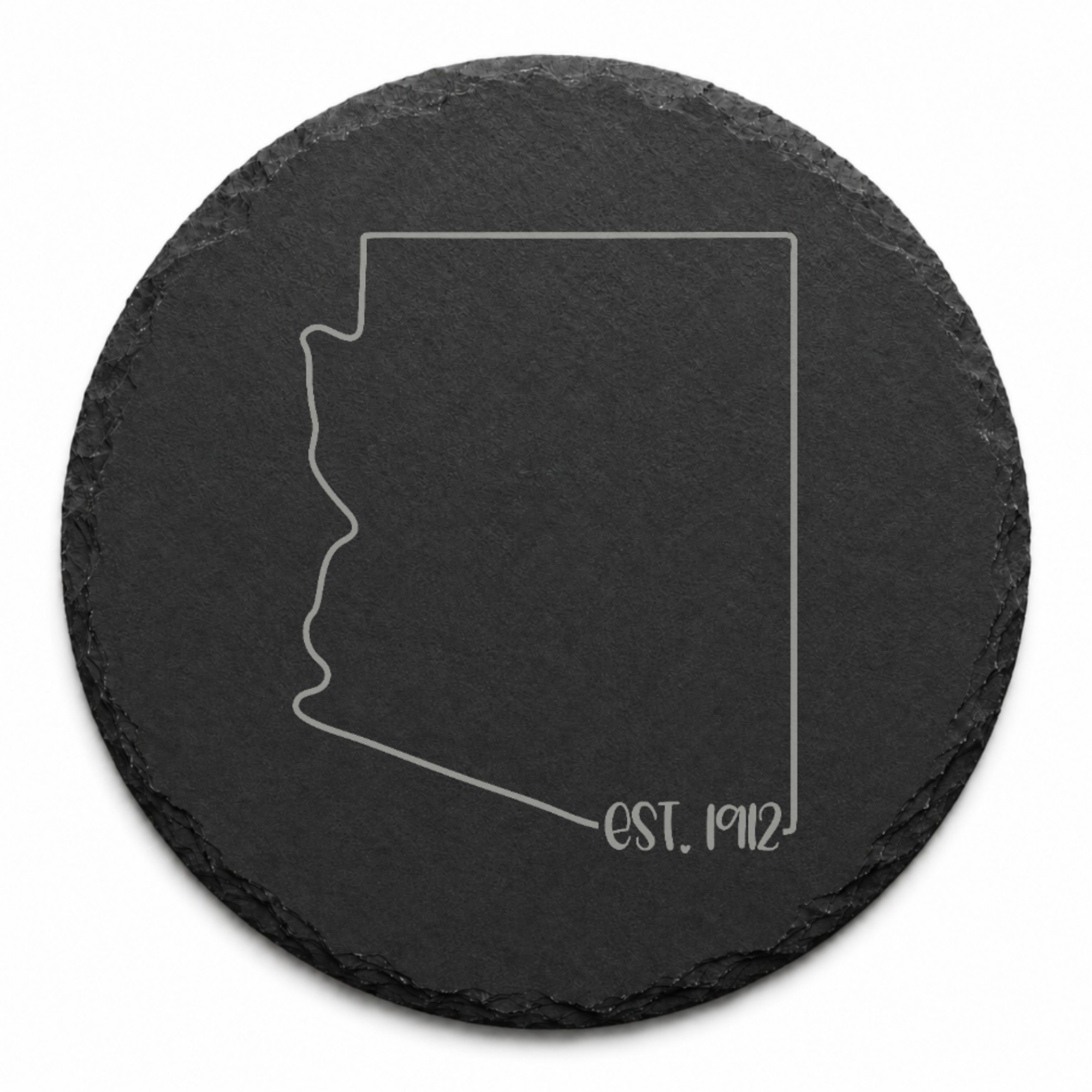 Arizona Themed Slate Drink Coasters Bulk Order | Corporate Retreat Gifts | Conference Swag Bags | Welcome Kits | Training & Business Events — Dandelion Design Co. — SlateStudioMedia:design%3A3%3Ashape%3Around:7 — 0081-ATGN_arizona_themed_slate_drink_coasters_bulk_order_corporate_retreat_gifts_conference_swag_bags_welcome_kits_training_business_events_20_D03_round_main.png