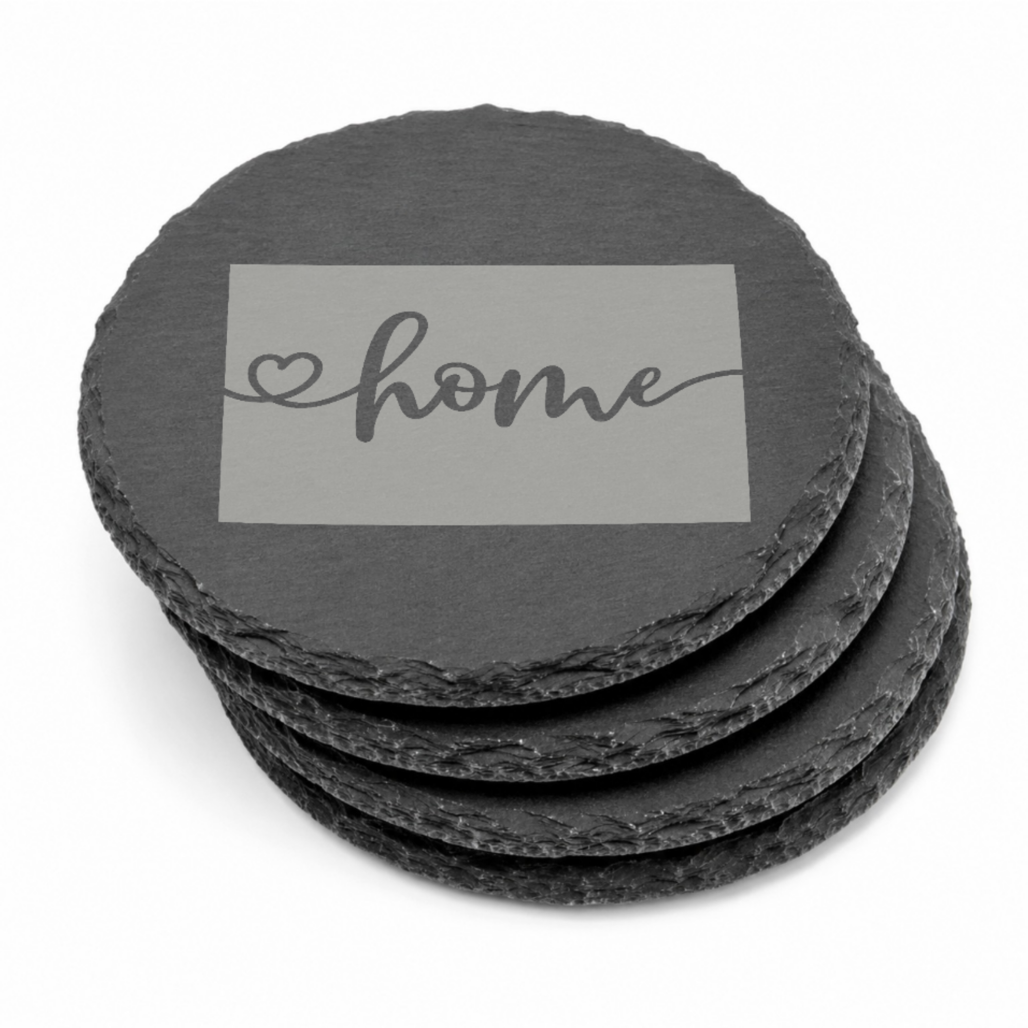 Colorado Themed Slate Drink Coasters Bulk Order | Corporate Retreat Gifts | Leadership Offsite Swag | Conference Welcome Kits — Dandelion Design Co. — SlateStudioMedia:gallery:11 — 0082-CTGN_colorado_themed_slate_drink_coasters_bulk_order_corporate_retreat_gifts_leadership_offsite_swag_conference_welcome_kits_10_round_stack.png