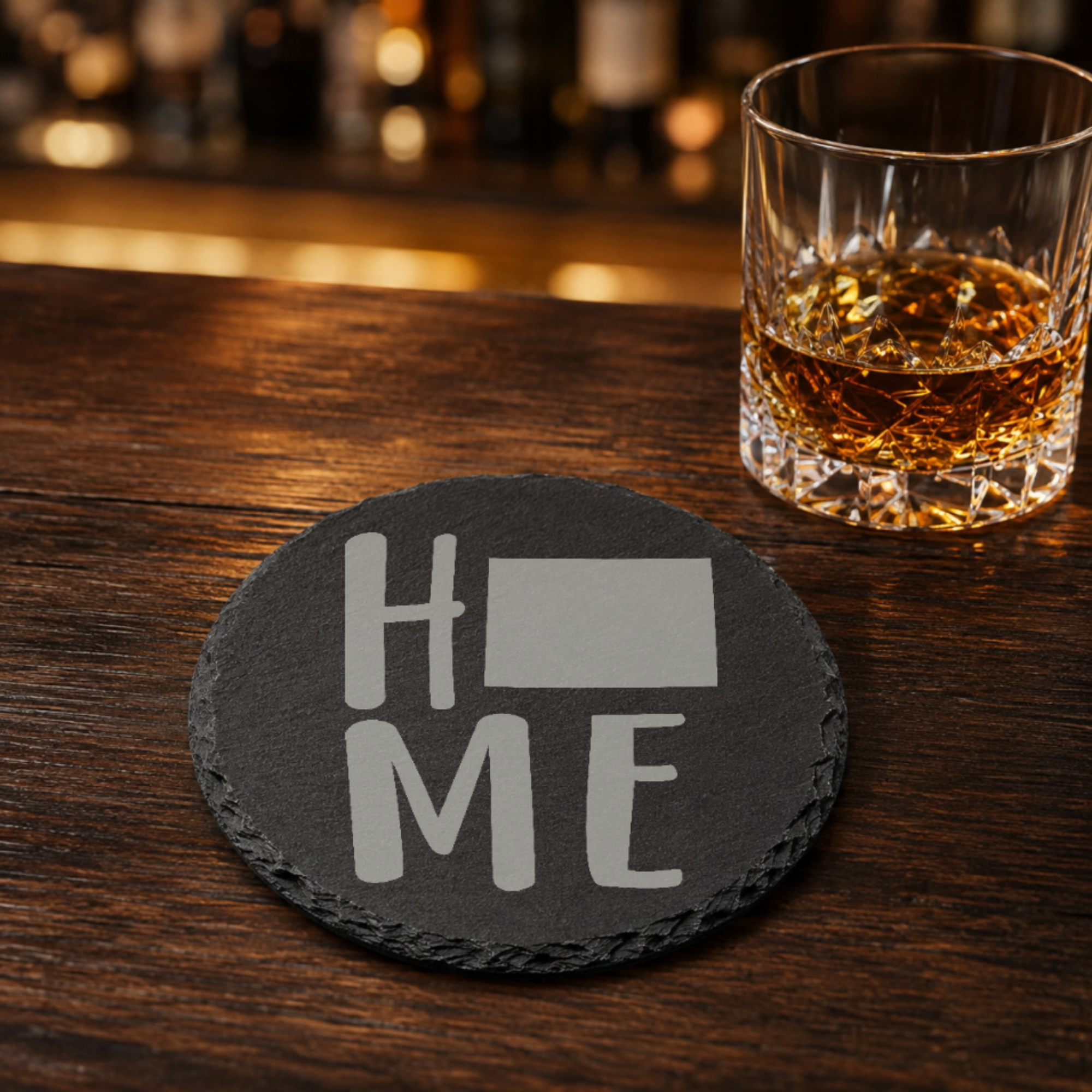 Colorado Themed Slate Drink Coasters Bulk Order | Corporate Retreat Gifts | Leadership Offsite Swag | Conference Welcome Kits — Dandelion Design Co. — SlateStudioMedia:gallery:19 — 0082-CTGN_colorado_themed_slate_drink_coasters_bulk_order_corporate_retreat_gifts_leadership_offsite_swag_conference_welcome_kits_16_D02_round_whiskey_lifestyle.png