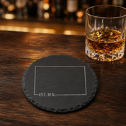 Colorado Themed Slate Drink Coasters Bulk Order | Corporate Retreat Gifts | Leadership Offsite Swag | Conference Welcome Kits — Dandelion Design Co. — SlateStudioMedia:gallery:21 — 0082-CTGN_colorado_themed_slate_drink_coasters_bulk_order_corporate_retreat_gifts_leadership_offsite_swag_conference_welcome_kits_22_D03_round_whiskey_lifestyle.png