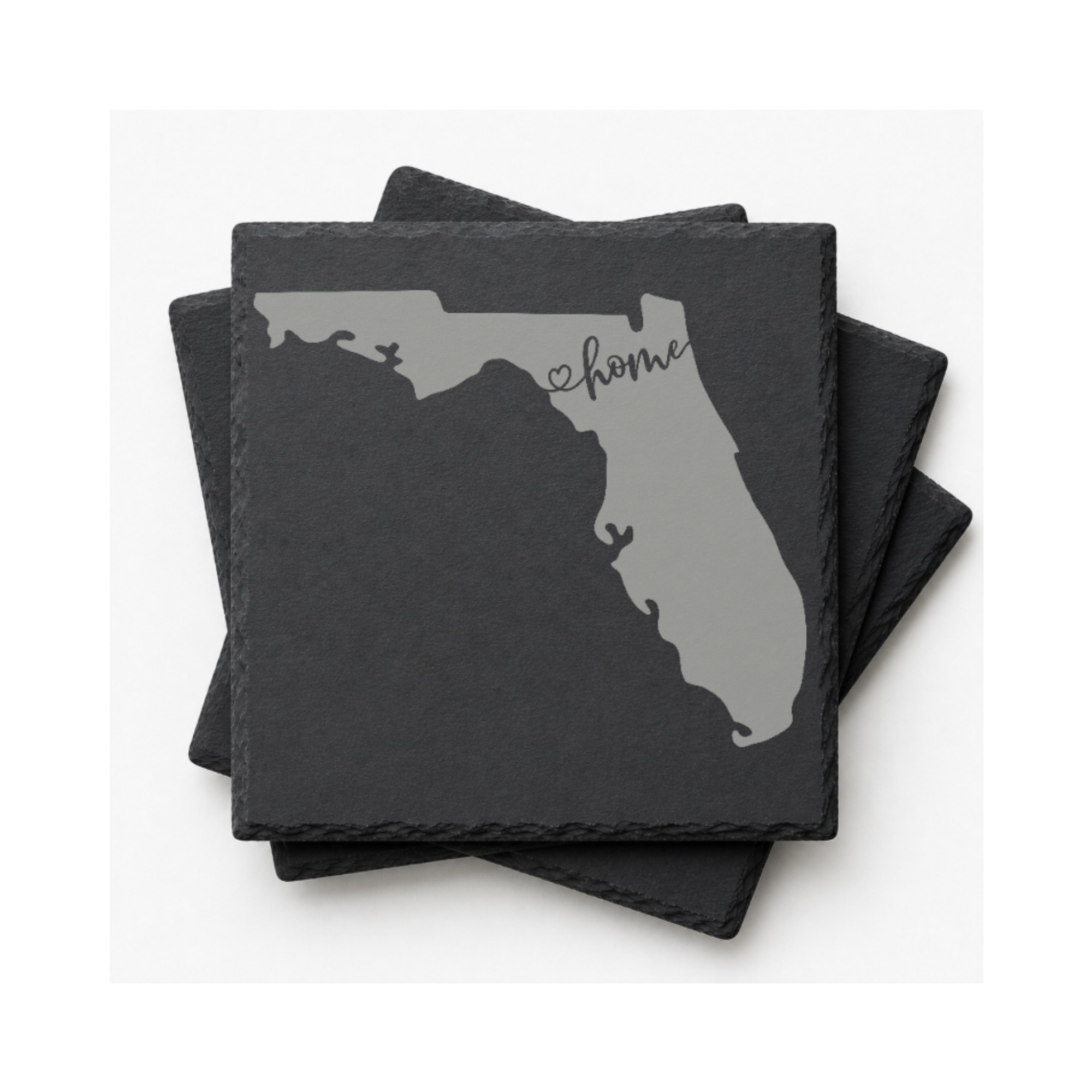 Florida Themed Slate Drink Coasters Bulk | Corporate Event Gifts | Conference Swag Bags | Retreat Welcome Gifts | Training & Company Events — Dandelion Design Co. — SlateStudioMedia:gallery:12 — 0085-FTGN_florida_themed_slate_drink_coasters_bulk_corporate_event_gifts_conference_swag_bags_retreat_welcome_gifts_training_company_events_12_D02_square_stack.png