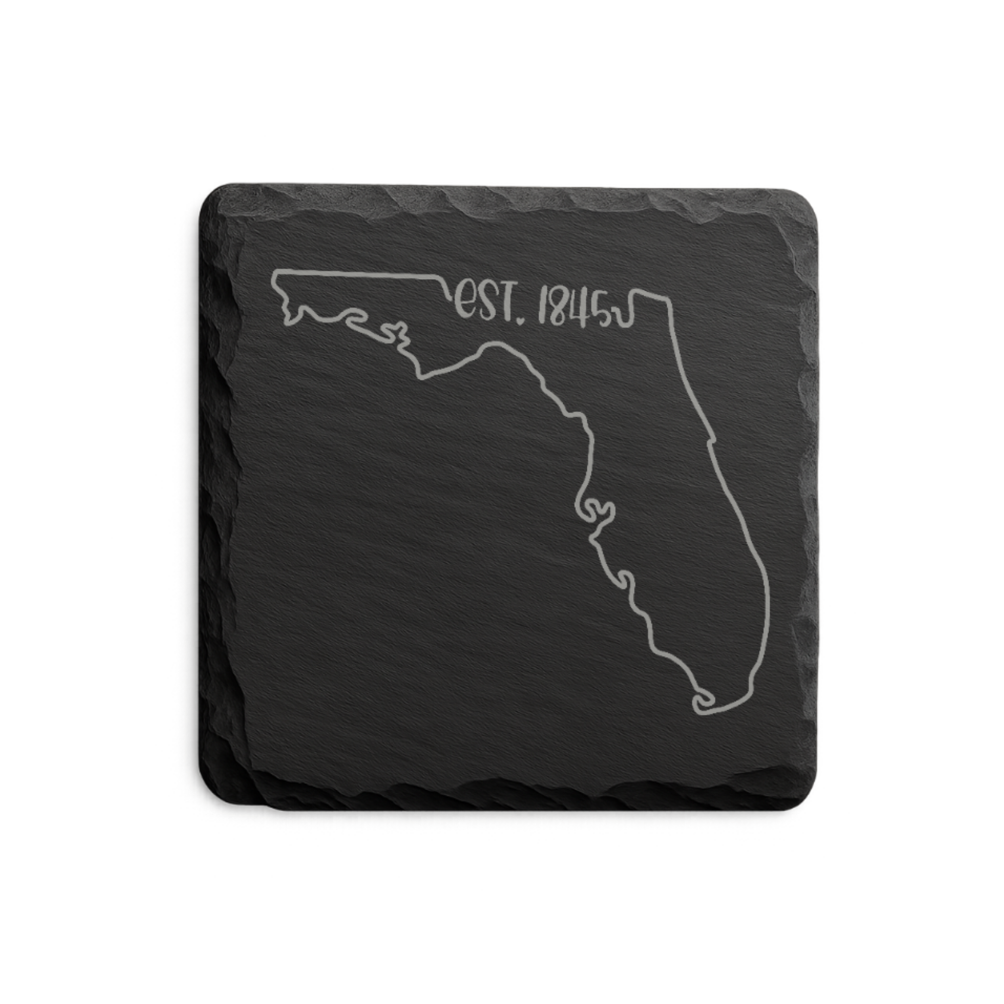 Florida Themed Slate Drink Coasters Bulk | Corporate Event Gifts | Conference Swag Bags | Retreat Welcome Gifts | Training & Company Events — Dandelion Design Co. — SlateStudioMedia:design%3A3%3Ashape%3Asquare:4 — 0085-FTGN_florida_themed_slate_drink_coasters_bulk_corporate_event_gifts_conference_swag_bags_retreat_welcome_gifts_training_company_events_17_D03_square_main.png