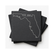 Florida Themed Slate Drink Coasters Bulk | Corporate Event Gifts | Conference Swag Bags | Retreat Welcome Gifts | Training & Company Events — Dandelion Design Co. — SlateStudioMedia:gallery:14 — 0085-FTGN_florida_themed_slate_drink_coasters_bulk_corporate_event_gifts_conference_swag_bags_retreat_welcome_gifts_training_company_events_18_D03_square_stack.png