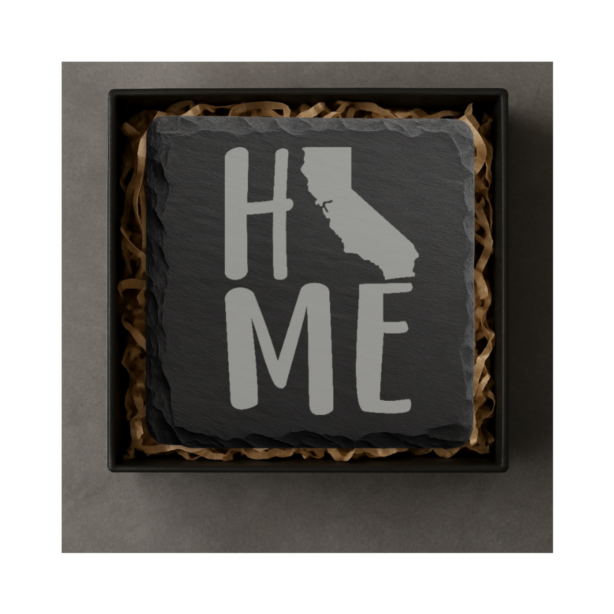 California Slate Drink Coaster | Bulk Corporate Event Gift | Conference Gift Bags, Team Meetings, Training Events, Company Retreats — Dandelion Design Co. — SlateStudioMedia:gallery:8 — 0087-CSGN_california_slate_drink_coaster_bulk_corporate_event_gift_conference_gift_bags_team_meetings_training_events_company_retreats_05_square_gift_box.png