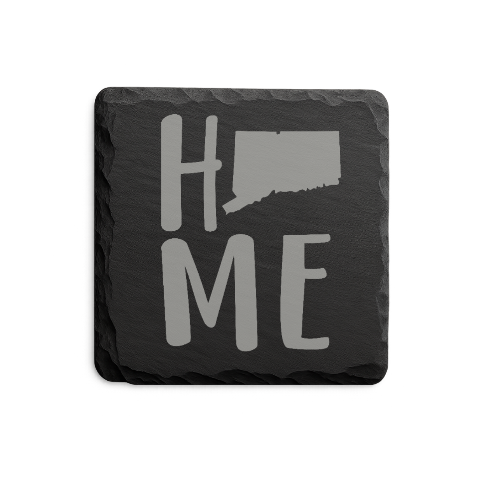 Connecticut Slate Coasters 4x4 Laser Engraved Stone Drink Coasters Connecticut Home Décor Constitution State Established 1788 Gift — Dandelion Design Co. — SlateStudioMedia:design%3A1%3Ashape%3Asquare:2 — 0088-CSGN_connecticut_slate_coasters_4x4_laser_engraved_stone_drink_coasters_connecticut_home_d_cor_constitution_state_established_1788_gift_03_square_main.png