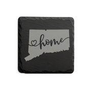 Connecticut Slate Coasters 4x4 Laser Engraved Stone Drink Coasters Connecticut Home Décor Constitution State Established 1788 Gift — Dandelion Design Co. — SlateStudioMedia:design%3A2%3Ashape%3Asquare:3 — 0088-CSGN_connecticut_slate_coasters_4x4_laser_engraved_stone_drink_coasters_connecticut_home_d_cor_constitution_state_established_1788_gift_11_D02_square_main.png