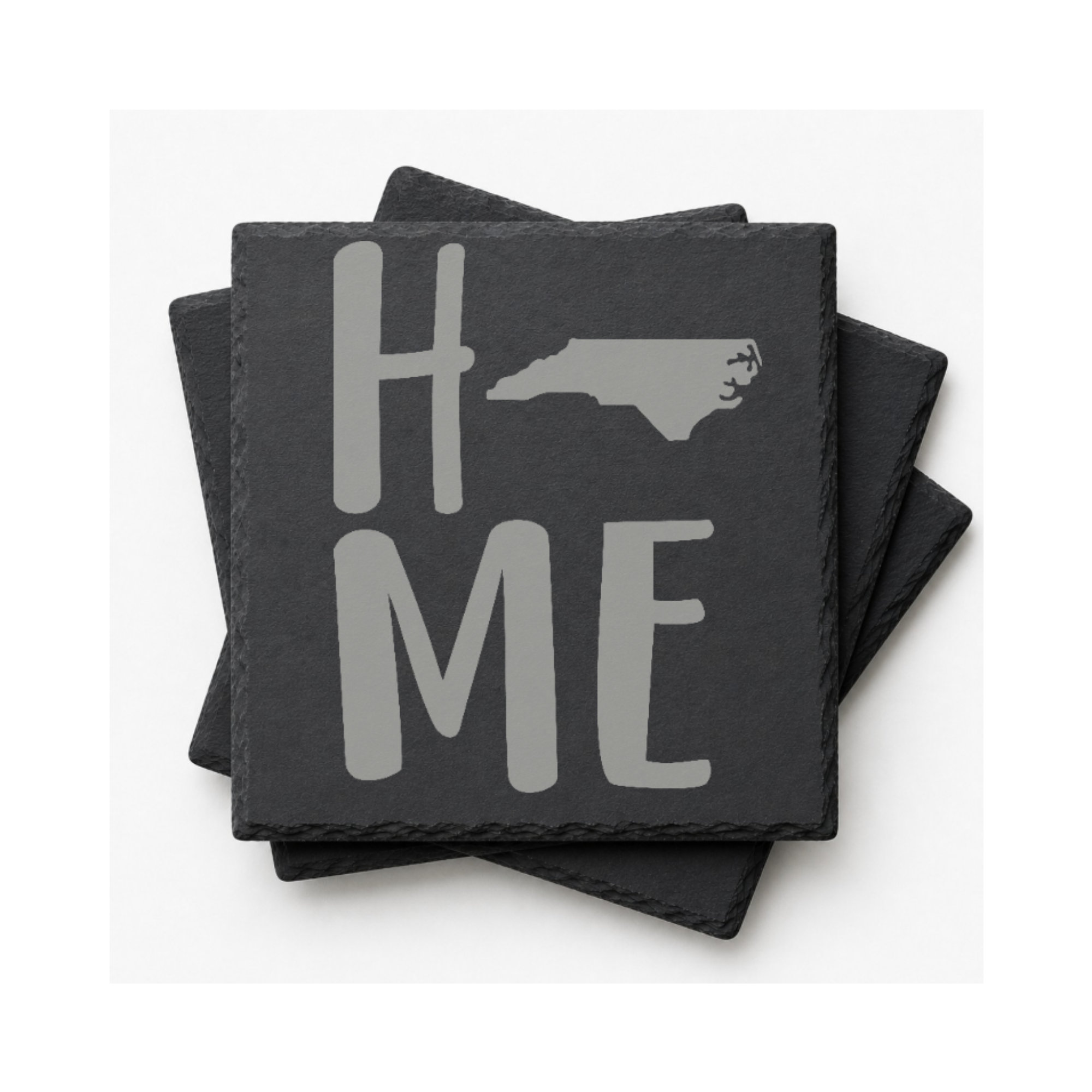 North Carolina Slate Coasters 4x4 Laser Engraved Stone Drink Coasters North Carolina Home Décor Tar Heel State Established 1789 Gift — Dandelion Design Co. — SlateStudioMedia:gallery:10 — 0089-NCGN_north_carolina_slate_coasters_4x4_laser_engraved_stone_drink_coasters_north_carolina_home_d_cor_tar_heel_state_established_1789_gift_09_square_stack.png