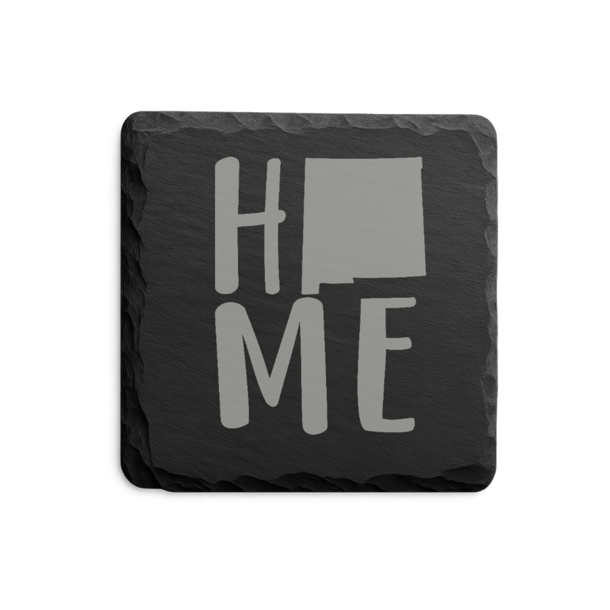 New Mexico Slate Coasters 4x4 Laser Engraved Stone Drink Coasters New Mexico Home Décor Land of Enchantment Established 1912 Gift — Dandelion Design Co. — SlateStudioMedia:design%3A1%3Ashape%3Asquare:2 — 0090-NMGN_new_mexico_slate_coasters_4x4_laser_engraved_stone_drink_coasters_new_mexico_home_d_cor_land_of_enchantment_established_1912_gift_03_square_main.png