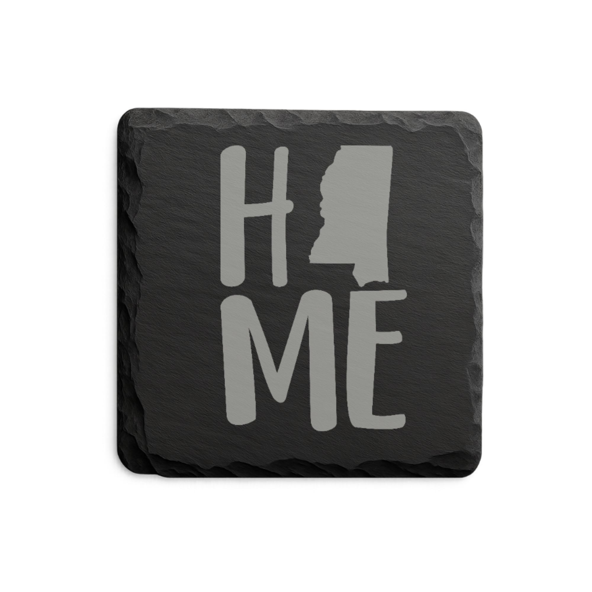 Mississippi Slate Coasters 4x4 Laser Engraved Stone Drink Coasters Mississippi Home Décor Magnolia State Established 1817 Gift — Dandelion Design Co. — SlateStudioMedia:design%3A1%3Ashape%3Asquare:2 — 0091-MSGN_mississippi_slate_coasters_4x4_laser_engraved_stone_drink_coasters_mississippi_home_d_cor_magnolia_state_established_1817_gift_03_square_main.png