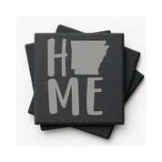 Arkansas Slate Coasters 4x4 Laser Engraved Stone Drink Coasters Arkansas Home Décor Natural State Established 1836 Gift Set — Dandelion Design Co. — SlateStudioMedia:gallery:10 — 0096-ASGN_arkansas_slate_coasters_4x4_laser_engraved_stone_drink_coasters_arkansas_home_d_cor_natural_state_established_1836_gift_set_09_square_stack.png