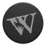 Wyoming Bucking Horse Slate Coaster Set | Set of 4 Steamboat EngravedSlate Coaster Set | Wyoming Cowboys | Drink Coaster | Table Decor — Dandelion Design Co. — SlateStudioMedia:shape%3Around:3 — 0100-WBGN_wyoming_bucking_horse_slate_coaster_set_set_of_4_steamboat_engravedslate_coaster_set_wyoming_cowboys_drink_coaster_table_decor_04_round_main.png