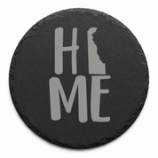 Delaware Slate Coasters 4x4 Laser Engraved Stone Drink Coasters Delaware Home Décor First State Established 1787 Gift — Dandelion Design Co. — SlateStudioMedia:design%3A1%3Ashape%3Around:5 — 0104-DSGN_delaware_slate_coasters_4x4_laser_engraved_stone_drink_coasters_delaware_home_d_cor_first_state_established_1787_gift_04_round_main.png