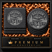 Oregon Area Code Slate Coasters | 503 971 541 458 Oregon Gift | Engraved Rustic Stone Coaster | Pacific Northwest Cabin Decor — Dandelion Design Co. — SlateStudioMedia:hero:1 — 0104-OAGN_oregon_area_code_slate_coasters_503_971_541_458_oregon_gift_engraved_rustic_stone_coaster_pacific_northwest_cabin_decor_01_square_round_gift_hero.png