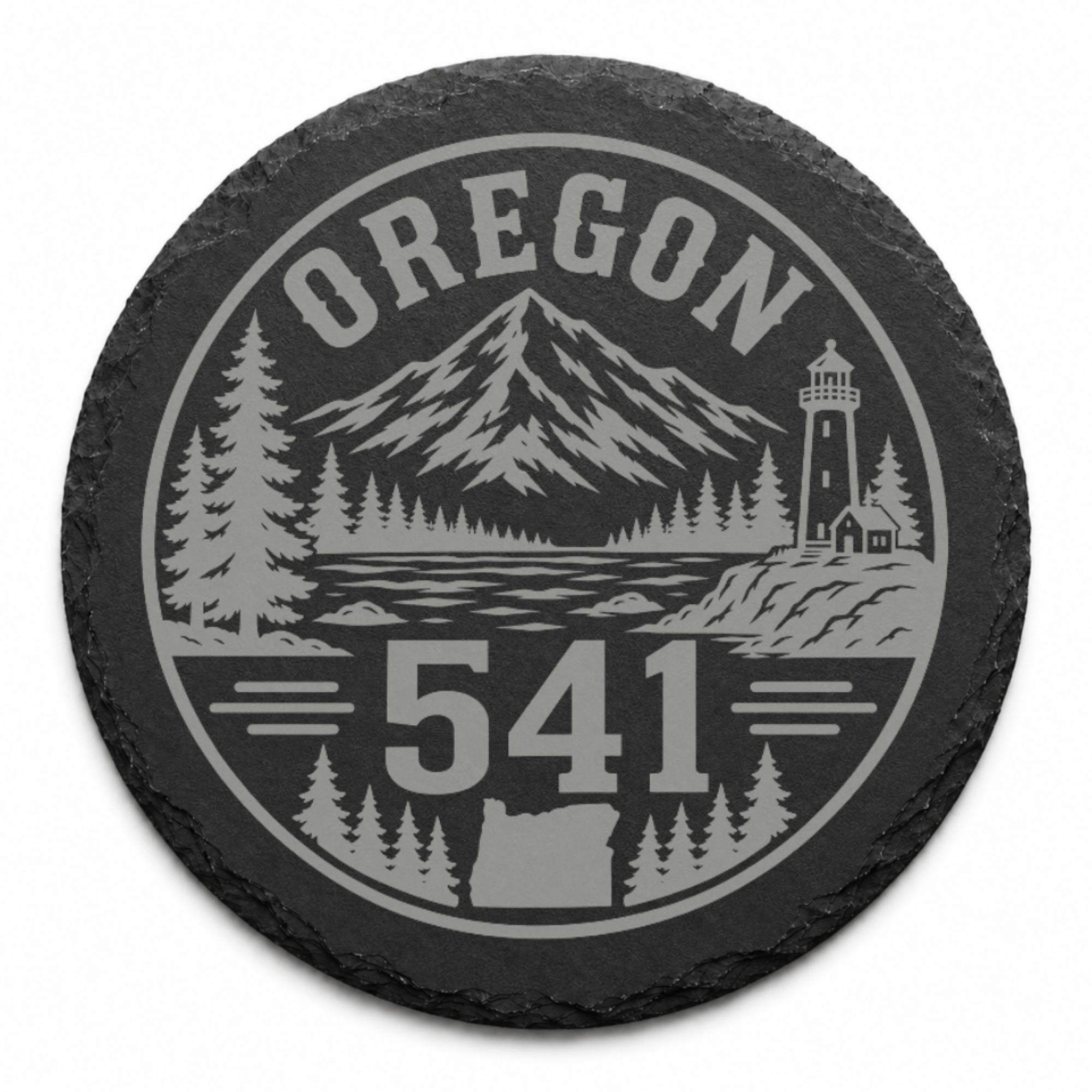 Oregon Area Code Slate Coasters | 503 971 541 458 Oregon Gift | Engraved Rustic Stone Coaster | Pacific Northwest Cabin Decor — Dandelion Design Co. — SlateStudioMedia:design%3A1%3Ashape%3Around:6 — 0104-OAGN_oregon_area_code_slate_coasters_503_971_541_458_oregon_gift_engraved_rustic_stone_coaster_pacific_northwest_cabin_decor_04_round_main.png