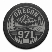 Oregon Area Code Slate Coasters | 503 971 541 458 Oregon Gift | Engraved Rustic Stone Coaster | Pacific Northwest Cabin Decor — Dandelion Design Co. — SlateStudioMedia:design%3A3%3Ashape%3Around:8 — 0104-OAGN_oregon_area_code_slate_coasters_503_971_541_458_oregon_gift_engraved_rustic_stone_coaster_pacific_northwest_cabin_decor_20_D03_round_main.png