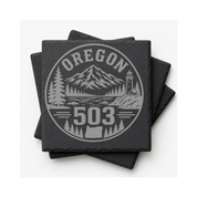 Oregon Area Code Slate Coasters | 503 971 541 458 Oregon Gift | Engraved Rustic Stone Coaster | Pacific Northwest Cabin Decor — Dandelion Design Co. — SlateStudioMedia:gallery:18 — 0104-OAGN_oregon_area_code_slate_coasters_503_971_541_458_oregon_gift_engraved_rustic_stone_coaster_pacific_northwest_cabin_decor_24_D04_square_stack.png
