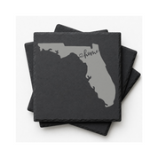 Florida Slate Coasters 4x4 Laser Engraved Stone Drink Coasters Florida Home Décor Sunshine State Established 1845 Gift — Dandelion Design Co. — SlateStudioMedia:gallery:12 — 0106-FSGN_florida_slate_coasters_4x4_laser_engraved_stone_drink_coasters_florida_home_d_cor_sunshine_state_established_1845_gift_12_D02_square_stack.png