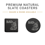 Bad Ass Slate Coaster Funny Gift Gag Gift for Him Sarcastic Coaster Bar Decor Man Cave Gift Unique Gift Idea Housewarming Gift — Dandelion Design Co. — SlateStudioMedia:gallery:10 — 0108-BAGN_bad_ass_slate_coaster_funny_gift_gag_gift_for_him_sarcastic_coaster_bar_decor_man_cave_gift_unique_gift_idea_housewarming_gift_02_square_round_available.png