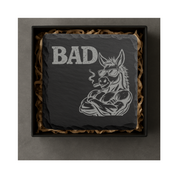 Bad Ass Slate Coaster Funny Gift Gag Gift for Him Sarcastic Coaster Bar Decor Man Cave Gift Unique Gift Idea Housewarming Gift — Dandelion Design Co. — SlateStudioMedia:gallery:4 — 0108-BAGN_bad_ass_slate_coaster_funny_gift_gag_gift_for_him_sarcastic_coaster_bar_decor_man_cave_gift_unique_gift_idea_housewarming_gift_05_square_gift_box.png