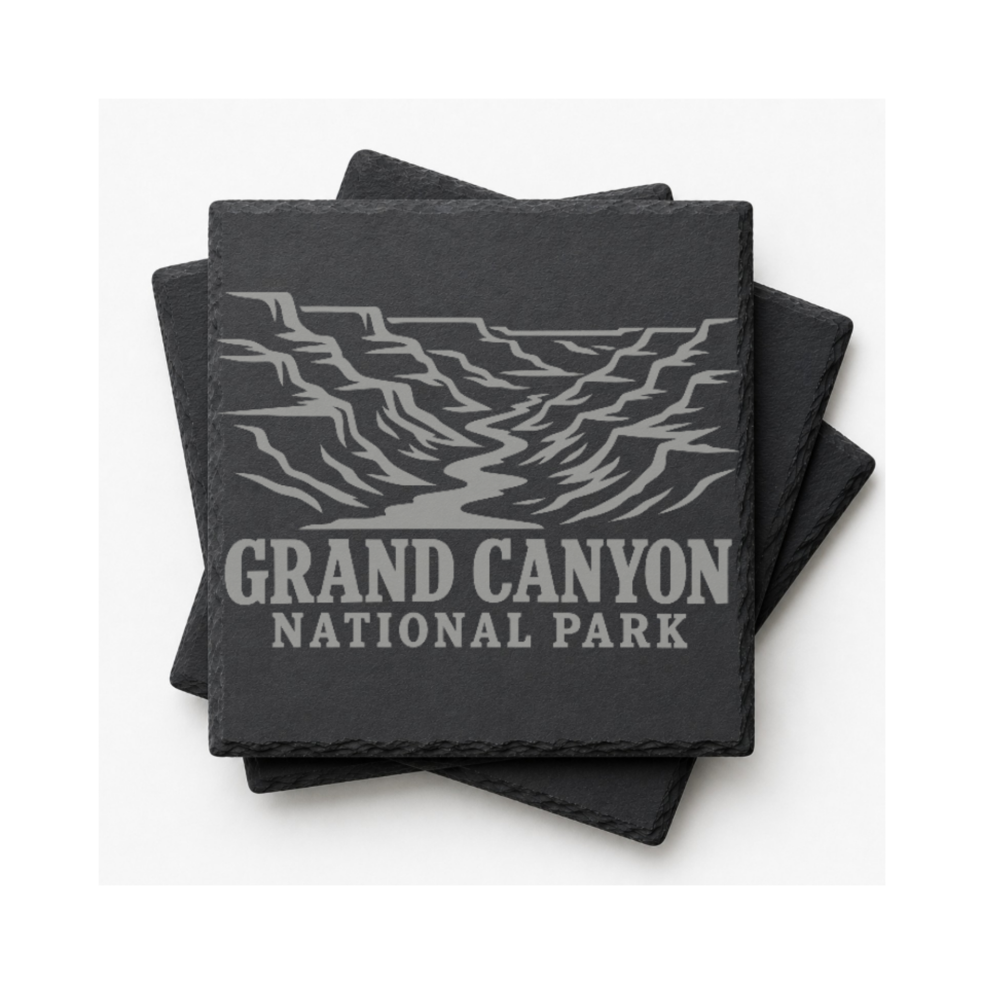 Grand Teton National Park Slate Coaster – Natural Stone Drink Coaster with Trees | Rustic Home Decor | Gift for National Parks — Dandelion Design Co. — SlateStudioMedia:gallery:6 — 0110-GTGN_grand_teton_national_park_slate_coaster_natural_stone_drink_coaster_with_trees_rustic_home_decor_gift_for_national_parks_09_square_stack.png