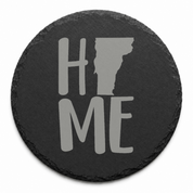 Vermont Slate Coasters 4x4 Laser Engraved Stone Drink Coasters Vermont Home Décor Green Mountain State Established 1791 Gift — Dandelion Design Co. — SlateStudioMedia:design%3A1%3Ashape%3Around:5 — 0111-VSGN_vermont_slate_coasters_4x4_laser_engraved_stone_drink_coasters_vermont_home_d_cor_green_mountain_state_established_1791_gift_04_round_main.png