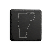 Vermont Slate Coasters 4x4 Laser Engraved Stone Drink Coasters Vermont Home Décor Green Mountain State Established 1791 Gift — Dandelion Design Co. — SlateStudioMedia:design%3A3%3Ashape%3Asquare:4 — 0111-VSGN_vermont_slate_coasters_4x4_laser_engraved_stone_drink_coasters_vermont_home_d_cor_green_mountain_state_established_1791_gift_17_D03_square_main.png