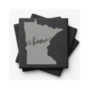Minnesota Slate Coasters 4x4 Laser Engraved Stone Drink Coasters Minnesota Home Décor North Star State Established 1858 Gift — Dandelion Design Co. — SlateStudioMedia:gallery:12 — 0114-MSGN_minnesota_slate_coasters_4x4_laser_engraved_stone_drink_coasters_minnesota_home_d_cor_north_star_state_established_1858_gift_12_D02_square_stack.png
