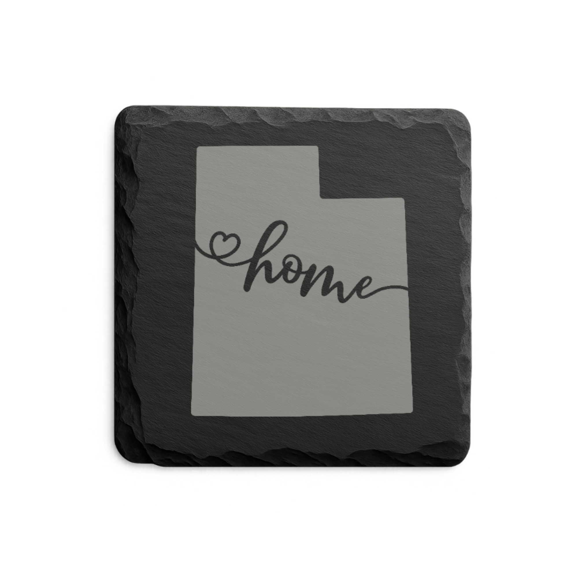 Utah Slate Coasters 4x4 Laser Engraved Stone Drink Coasters Utah Home Décor Beehive State Established 1896 Gift — Dandelion Design Co. — SlateStudioMedia:design%3A2%3Ashape%3Asquare:3 — 0115-USGN_utah_slate_coasters_4x4_laser_engraved_stone_drink_coasters_utah_home_d_cor_beehive_state_established_1896_gift_11_D02_square_main.png