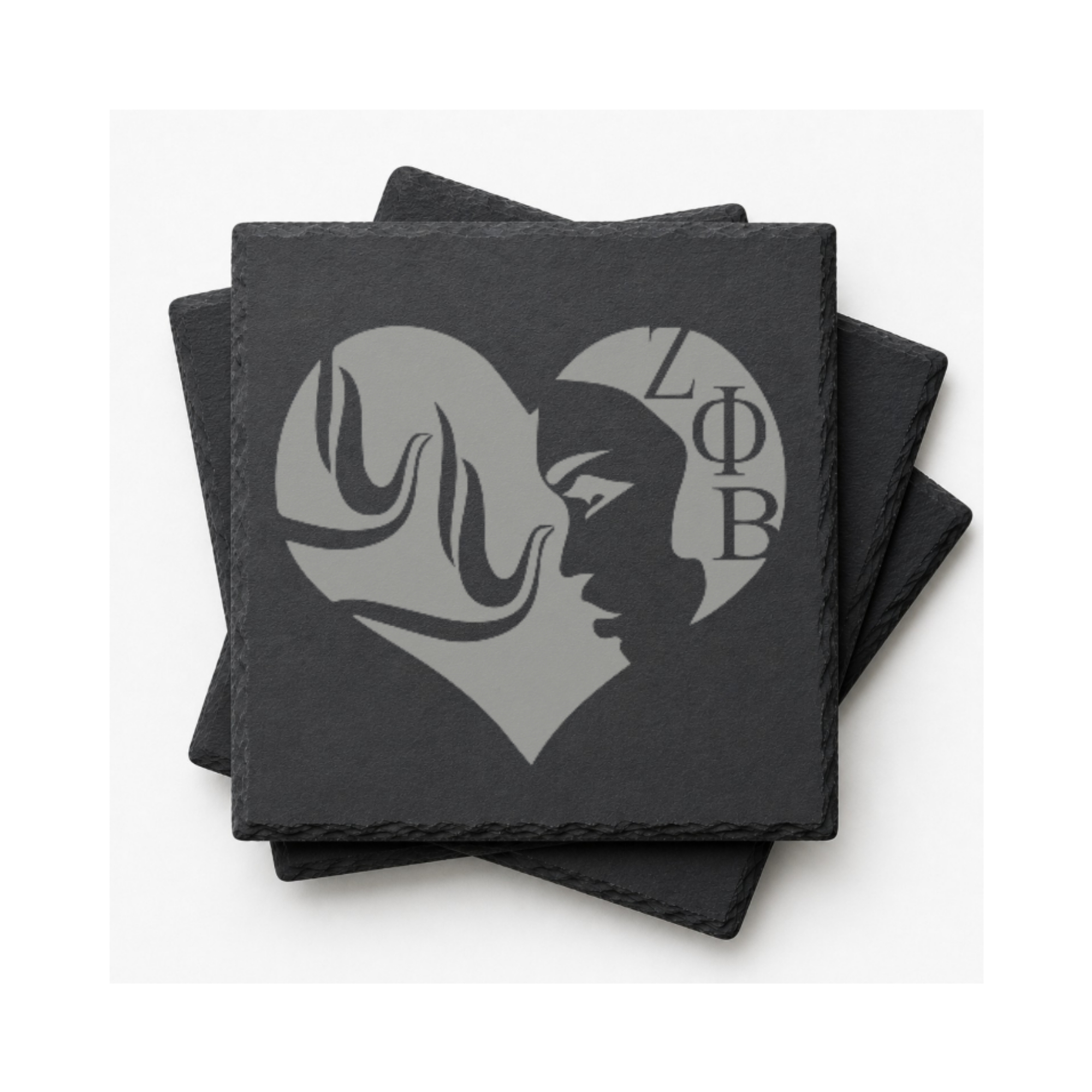 Zeta Phi Beta Sorority Slate Coasters • ZΦB Gift • Founder’s Day Gift • Devastating Diva Gift • Zeta Home Decor • Greek Life Sorority Gift — Dandelion Design Co. — SlateStudioMedia:gallery:14 — 0115-ZPGN_zeta_phi_beta_sorority_slate_coasters_z_b_gift_founder_s_day_gift_devastating_diva_gift_zeta_home_decor_greek_life_sorority_gift_09_square_stack.png