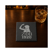 Zeta Phi Beta Sorority Slate Coasters • ZΦB Gift • Founder’s Day Gift • Devastating Diva Gift • Zeta Home Decor • Greek Life Sorority Gift — Dandelion Design Co. — SlateStudioMedia:gallery:32 — 0115-ZPGN_zeta_phi_beta_sorority_slate_coasters_z_b_gift_founder_s_day_gift_devastating_diva_gift_zeta_home_decor_greek_life_sorority_gift_31_D05_square_whiskey_lifestyle.png