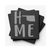 Oklahoma Slate Coaster Set – “The Sooner State” | Laser Engraved Slate | Set of 1, 2, 4, or 8 | Rustic Gift — Dandelion Design Co. — SlateStudioMedia:gallery:12 — 0116-OSGN_oklahoma_slate_coaster_set_the_sooner_state_laser_engraved_slate_set_of_1_2_4_or_8_rustic_gift_09_square_stack.png