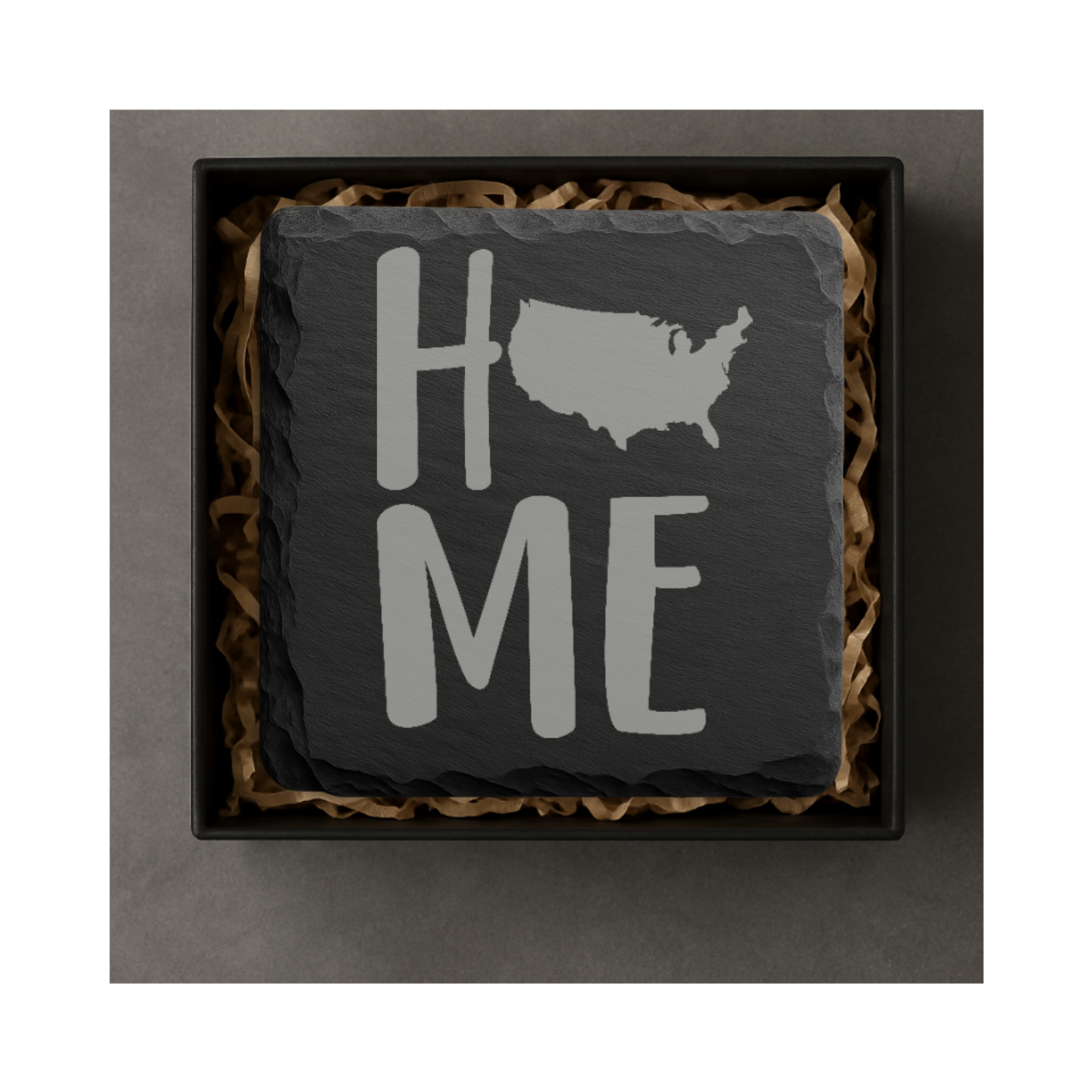 U.S.A. Slate Coasters | 4x4 Laser Engraved Stone Drink Coasters | Rustic Patriotic Home Décor | American Flag Gift | Housewarming Gift Set — Dandelion Design Co. — SlateStudioMedia:gallery:8 — 0117-USGN_u_s_a_slate_coasters_4x4_laser_engraved_stone_drink_coasters_rustic_patriotic_home_d_cor_american_flag_gift_housewarming_gift_set_05_square_gift_box.png