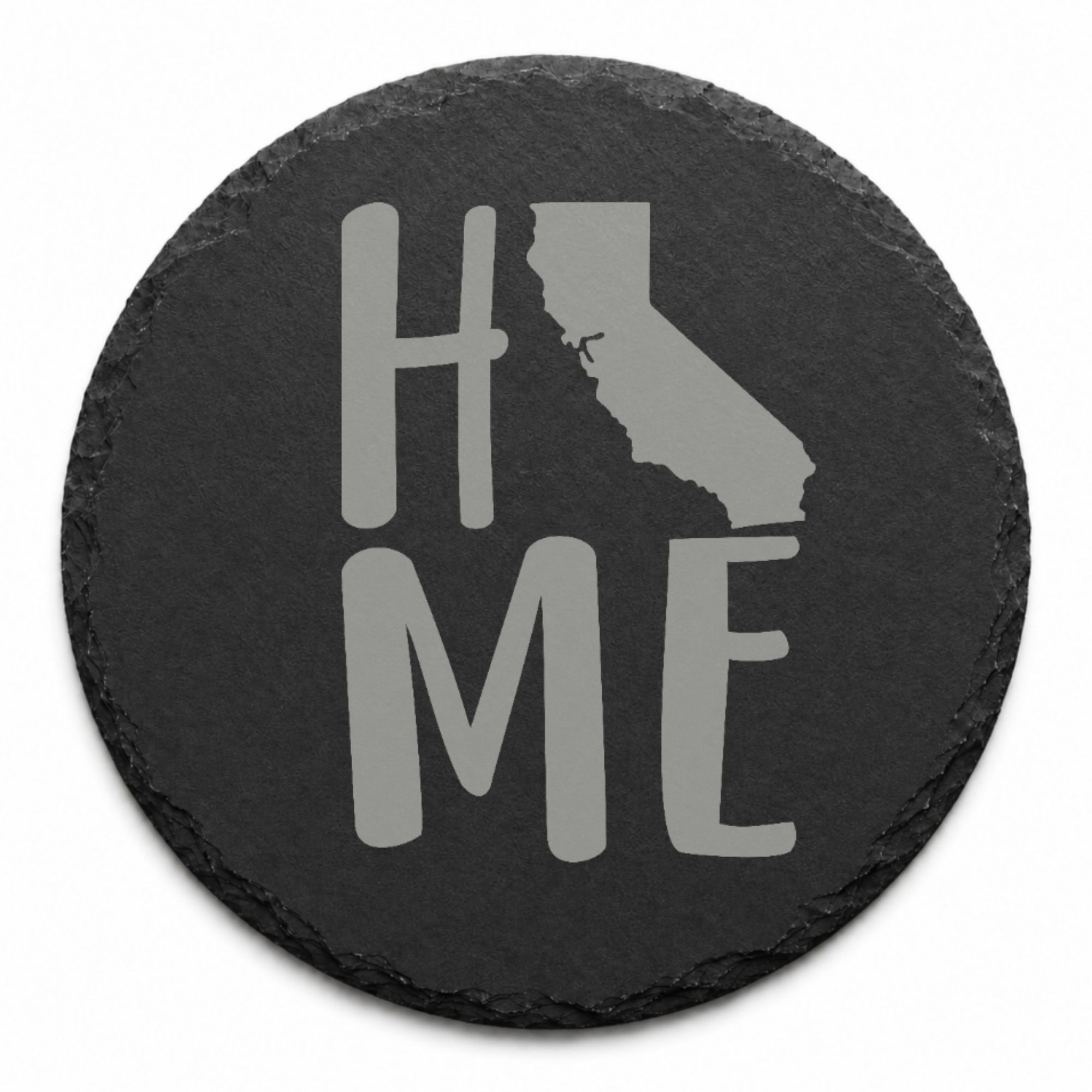 California Slate Coaster - Laser Etched State Design with Golden Gate Bridge, Bear & Sun - Handcrafted Home Decor Gift — Dandelion Design Co. — SlateStudioMedia:design%3A2%3Ashape%3Around:7 — 0119-CSGN_california_slate_coaster_laser_etched_state_design_with_golden_gate_bridge_bear_sun_handcrafted_home_decor_gift_14_D02_round_main.png
