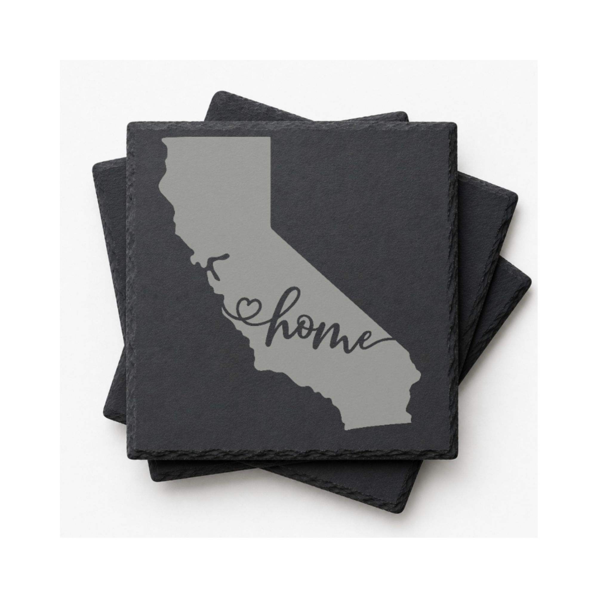 California Slate Coaster - Laser Etched State Design with Golden Gate Bridge, Bear & Sun - Handcrafted Home Decor Gift — Dandelion Design Co. — SlateStudioMedia:gallery:16 — 0119-CSGN_california_slate_coaster_laser_etched_state_design_with_golden_gate_bridge_bear_sun_handcrafted_home_decor_gift_18_D03_square_stack.png