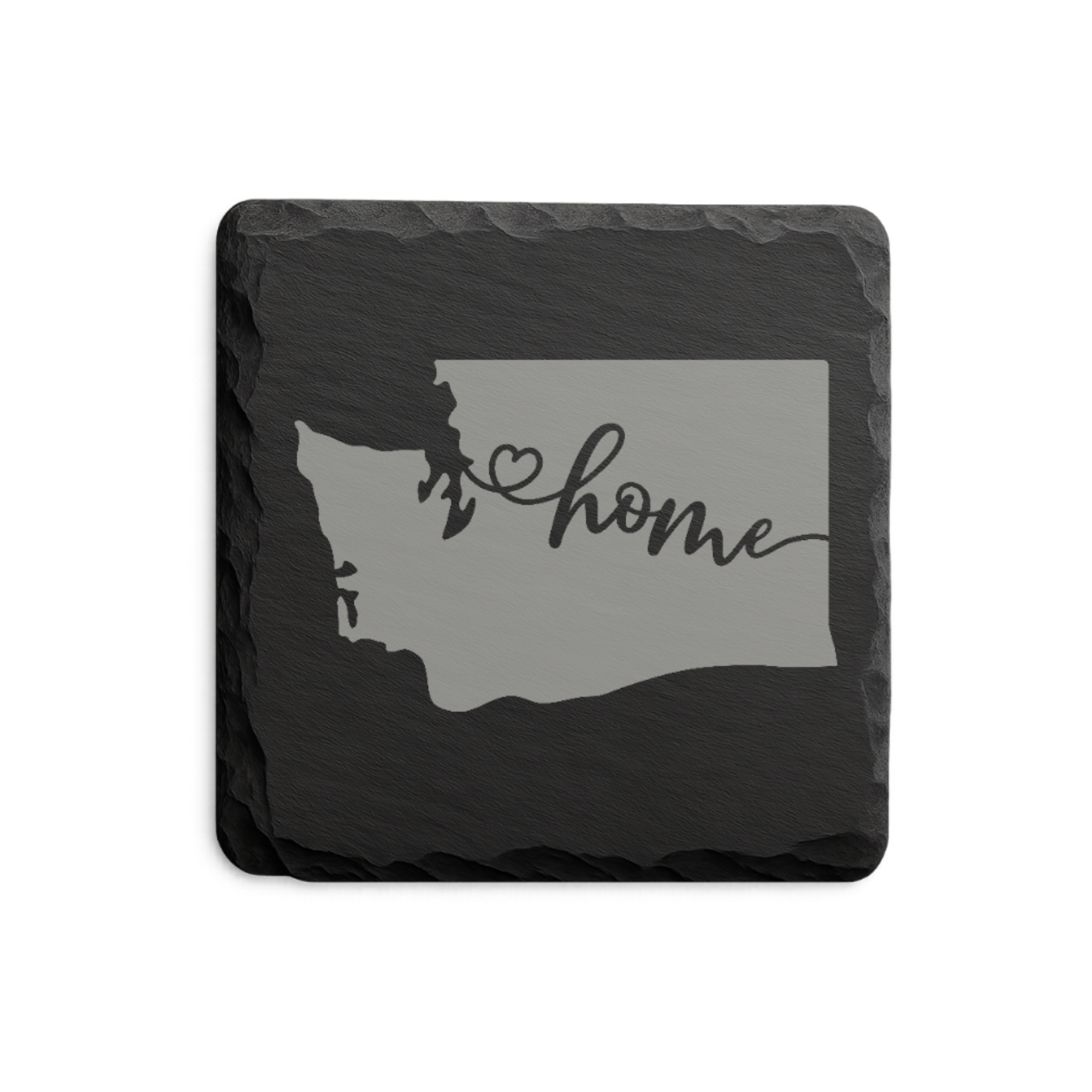 Washington Slate Coasters 4x4 Laser Engraved Stone Drink Coasters Washington Home Décor Evergreen State Established 1889 Gift — Dandelion Design Co. — SlateStudioMedia:design%3A2%3Ashape%3Asquare:3 — 0120-WSGN_washington_slate_coasters_4x4_laser_engraved_stone_drink_coasters_washington_home_d_cor_evergreen_state_established_1889_gift_11_D02_square_main.png
